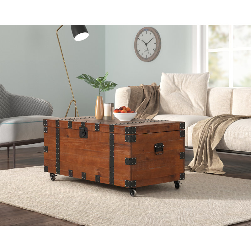 Trunk coffee table wayfair hotsell